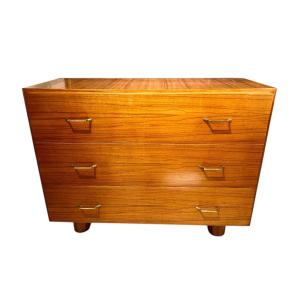 Commode En Zebrano éditée Par La « maison De Coene Frères », Courtrai, Belgique